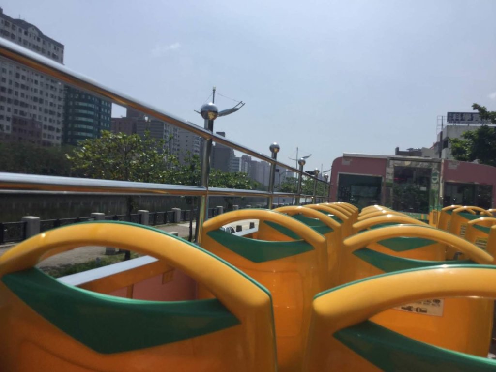 2018年 暑いけど楽しい！台南の二階建て観光バス！